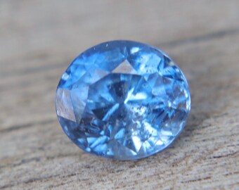 Natural Blue Sapphire | Oval Cut | 6.38x5.72 mm | Loose Sapphire | Jewellery Engagement Rings | Jewellery | Loose Sapphire Gemstone