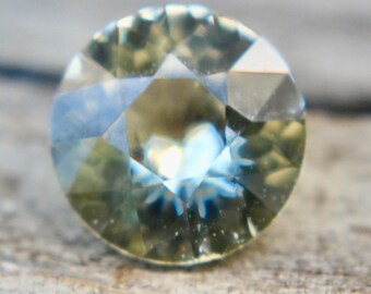 Natural Pale Yellow Sapphire | Round Cut | 7.07 mm | 1.40 Carat | Unheated Gemstones | Loose Sapphire | Engagement Ring | Sapphire Ring