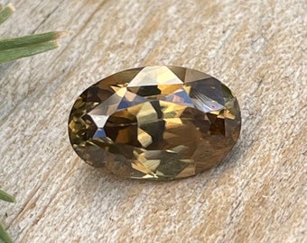 Natural Dijon Yellow Zircon | 2.45 Carat | 9.00x6.00 mm | Oval Cut | Unheated Untreated Gemstones | Natural Zircon Ring | Natural Gems