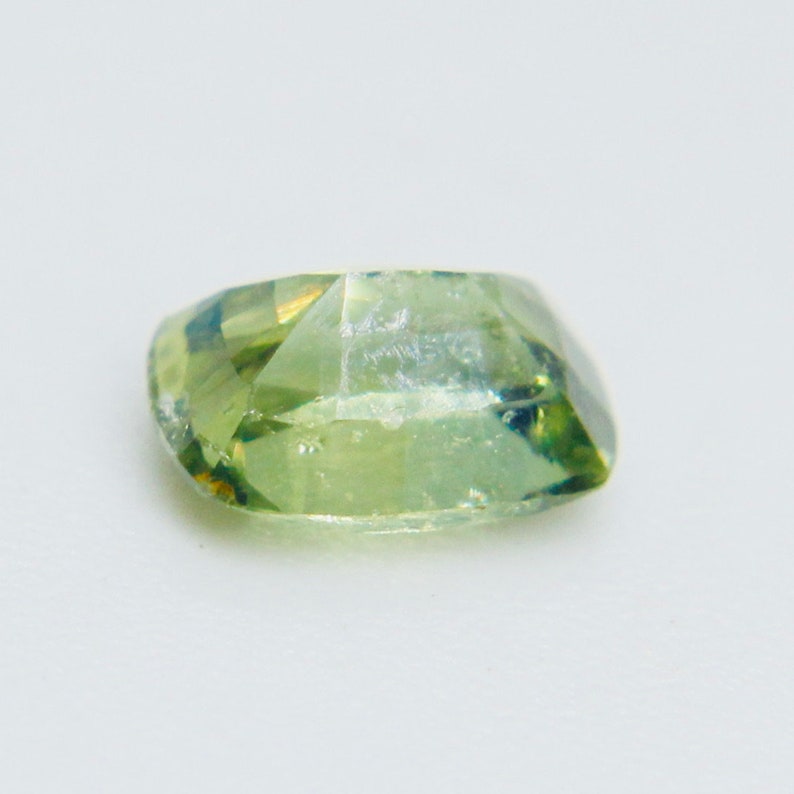 Cushion Cut Loose Gemstones 6.12x4.52 mm Engagement Rings 0.81 Carat Jewellery Loose Sapphire Natural Green Sapphire
