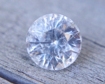 Natural White Sapphire | Round Cut | 2.18 Carat | 7.47 mm | Ceylon Sapphire | Gemstone For A Beautiful Jewellery Making