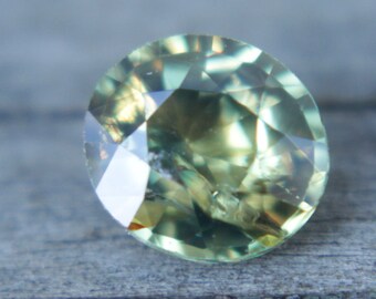 Natural Parti Sapphire | Oval Cut | 6.68x5.68 mm | 1.10 Carat | Unheated Untreated Sapphire | Engagement Ring | Parti Sapphire Rings