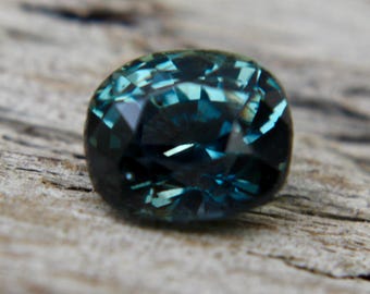 Natural Teal Sapphire | Cushion Cut | 1.12 Carat | 5.87x5.00 mm | Green Sapphire | Jewellery Supplies | Jewellery Design | Jewellery Setting