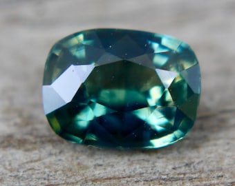 Natural Parti Sapphire | Cushion Cut | 0.92 Carat | 6.57x5.02 mm | Earth Mined Natural Parti Sapphire | gemstones jewellery | Engagement
