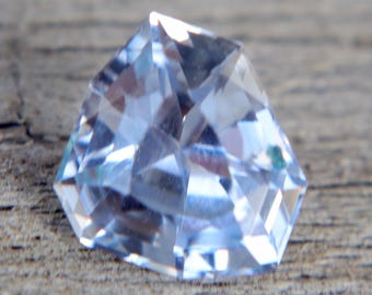 Natural Pale Blue Sapphire | Modified Trillion Cut | 7.98x6.48 mm | 1.49 Carat |  Loose Natural Sapphire Gemstone