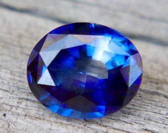 Natural Blue-White Bi-Color Sapphire — Loose Gemstone (Ceylon • Unheated • VVS)