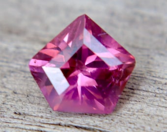 Natural Reddish Pink Spinel 1ct Unheated Freeform Cut Loose Gemstone | Rare Ceylon Earth Sourced Spinel