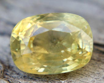 Loose Yellow Sapphire | Cushion Cut | 1.90 Carat | 7.80x5.70 mm | Engagement Rings | Sapphire Jewellery