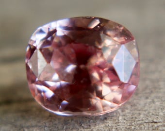 Extremely Rare Colour Unheated Natural Padparadscha Sapphire  | Cushion Cut | 5.82x5.10 mm | 1.26 Carat |Sapphire Jewellery| Engagement Ring
