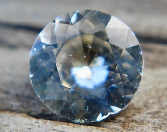 Natural Sapphire | Loose Sapphire | Round Cut | 7.20 mm | 1.37 Carat | Unheated Untreated Sapphire | Engagement Ring | Sapphire Ring