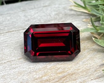 Natural Garnet | Cushion Cut | 14.88x9.80 mm | 10.77 Carat | LOOSE Gemstone | Natural Garnet Rings | Engagement Rings