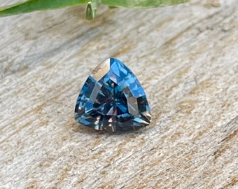 Natural Multi Coloured Sapphire | Trillion Cut | Loose Sapphire | Natural Gemstone | Unique Colour Gemstones | Engagement Ring
