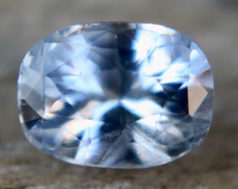 Natural Pale Blue Sapphire| 7.77x5.86 mm | 2.05 Carat | Loose Sapphires | Sapphire Jewellery | Gemstones Rings