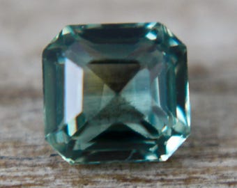 Natural Parti Sapphire | Octagonal Emerald Cut | 5.40x5.20 mm | 1.08 Carat |  Unheated Untreated Sapphire | Unset Sapphire | Jewellery