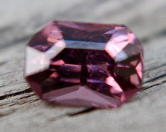 Natural Pink Spinel  | Emerald Cut | 7.60x5.35 mm | 1.28 Carat | Engagement Ring | Wedding Band | Birthday Gifts | natural Gemstone
