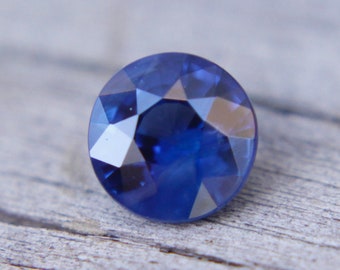 Natural Royal Blue Sapphire | Round Cut | 6 mm | 1.19 Carat | Blue Sapphire Ring | Engagement Rings | Jewellery | Vintage sapphire