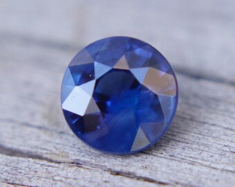 Natural Royal Blue Sapphire | Round Cut | 6 mm | 1.19 Carat | Blue Sapphire Ring | Engagement Rings | Jewellery | Vintage sapphires
