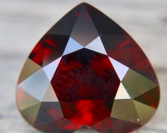 Natural Garnet | 19.35 Carat | Loose Gemstone – Heart Cut | Ceylon Origin