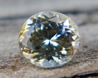 Natural Pale Yellow Champagne Sapphire | Oval Cut | 6.18x5.57 mm | 1.00 Carat | Unheated Untreated Sapphire | Engagement | Loose Sapphire