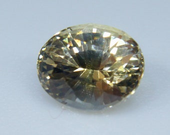 Natural Blue Yellow Sapphire | Oval Cut | 0.75 Carat | 5.66x4.65 mm | Gemstone | Ceylon