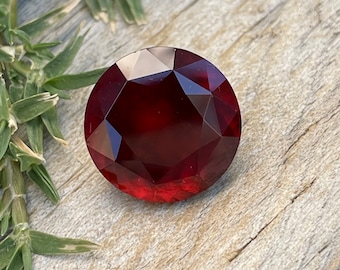 Natural Garnet | Round Cut | 12.00 mm | 7.50 Carat | Loose Garnet | Natural Gemstone | Garnet Ring | Engagement Ring | Gemstones Jewellery