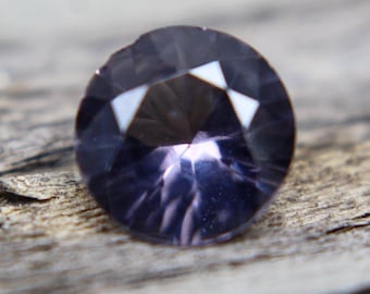 Natural Purple Spinel | Round Cut | 1 Carat | 6.70 mm | Untreated Spinel | Unburnt Gemstones | Natural Spinel |