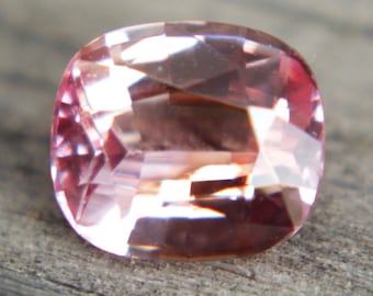 Extremely Rare Colour Natural Padparadscha Sapphire | Cushion Cut | 6.34x5.59 mm | 1.24 Carat | Sapphire Jewellery | Engagement Rings