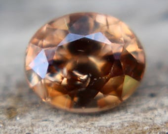 Natural Brown Sapphire | Oval Cut | 5.49x4.55 mm | Worldwide Free Shipping | Ceylon Brown Sapphire