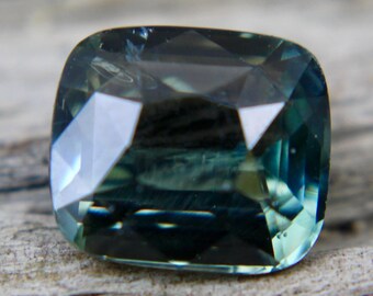 Natural Parti Sapphire | Cushion Cut | 7.79X6.91 Mm | 2.05 Carat | Loose Gemstones Unmounted Stones Unheated Sapphire Engagement Rings