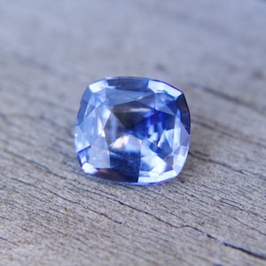 Natural Ceylon Blue Sapphire: 2.31 Carat Cushion Cut Gemstone