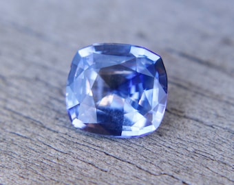 Natural Blue Sapphire | Cushion Cut | 2.31 Carat | 8.50x7.90 mm | Engagement Ring | Sapphire Ring | Blue Sapphire | Jewellery Making Stones