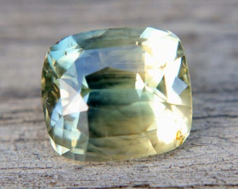 Natural Parti Sapphire 4.06ct | Bi-Coloured | Antique Cushion Cut | Unheated | Ceylon Origin | Eye Clean | Loose Gemstone