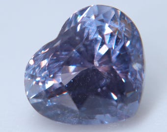 Natural Purple Sapphire 1.46ct Heart Cut | Untreated Ceylon Sapphire | Loose Gemstone | Engagement Ring Stone
