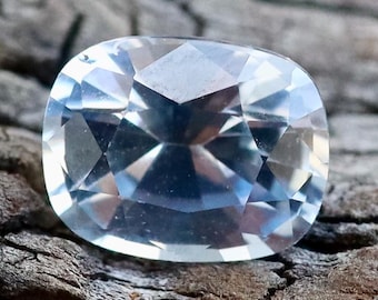 Beautiful Natural White Sapphire | Cushion Cut | 1.12 Carat | Unheated Sapphire | Untreated Sapphire | Engagement  Rings