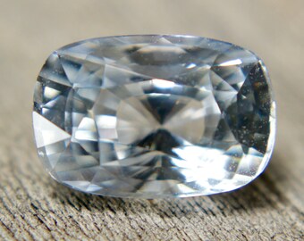 Natural Colourless Sapphire | Cushion Cut  | 9.75x6.60x5.65 mm | 3.27 Carat |  LOOSE  White SAPPHIRE | Jewellery Making  | Natural Sapphires
