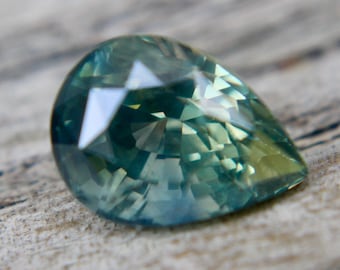 Natural Teal Sapphire | Pear Cut  | 8.40x6.20 mm | 2.08 Carat | Sapphire | Loose Green Sapphire | Engagement Rings | Jewellery Settings