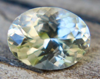 Natural Pale Yellow Sapphire | Oval Cut | 1.15 Carat | 7.30x5.90 | Unheated Untreated Sapphire | Engagement Rings | Sapphire Rings | Stones