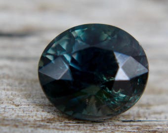 Natural Parti Sapphire | Oval Cut | 1.38 Carat |  6.71x5.92 mm | Sapphire Ring | Engagement Ring | Earth Mined Sapphire Ring | Natural Gems