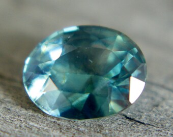 Natural Green Sapphire | Oval Cut | 7.60x6.13 mm | 1.29 Carat | Loose Corundum | Unset Sapphire | Engagement Rings | Sapphire Ring