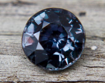 Natural Mixed Coloured Sapphire | Round Cut | 1.43 Carat | 6.46 mm | Unheated | Untreated | Green Purple Sapphire | Bi Coloured Sapphire |