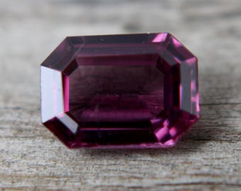 Natural Pink Spinel | Emerald Cut | 1.34 Carat | 7.70x5.61 mm | Loose Gemstones | Ceylon Natural Spinel | Semi Mount jewellery Settings