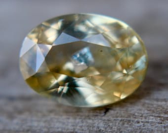 www.sapphirepal.com - Extremely Rare Natural Yellow Sapphire| Oval Cut | 4.10 Carat | 10.30 Unheated | Untreated | Collector Grade Sapphire