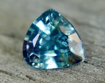 Natural Teal Sapphire | Trillion Cut | 6.60x6.15 mm | 1.03 Carat | Loose Corundum | Unset Sapphire | Engagement Rings | Sapphire Ring