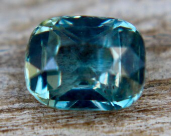 Natural Teal Sapphire | Cushion Cut | 1.10 Carat | 6.35x5.00 mm | Loose Sapphire | Unset Stone | Unheated Untreated | Sapphire Gemstone
