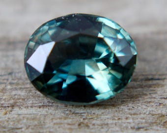 Natural Teal Sapphire | Oval Cut | 6.61x5.37 mm | 0.87 Carat | Green Sapphire Rings | Engagement Jewellery