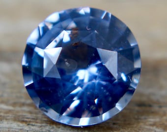 Natural Blue Sapphire | Round Cut | 1.19 Carat | 6.40 mm | Engagement Ring | Wedding Ring | Sapphire Ring | Jewellery Making Gemstones
