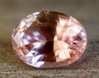 Extremely Rare Colour Unheated Natural Padparadscha Sapphire  | Cushion Cut | 7.43x5.66mm | 1.37 Carat | Sapphire Jewellery Engagement Ring