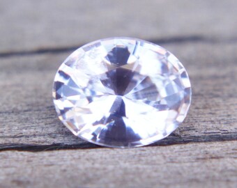 Loose Oval Cut | Natural Pale Pink Purple Sapphire | 7.70x6.20 mm | 1.41 Carat | Sapphire Rings | Purple Sapphire Engagement Rings |