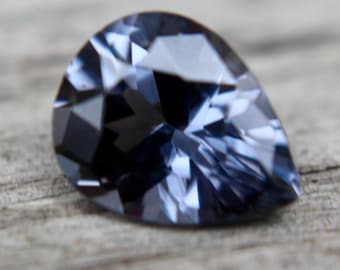 Natural Greyish Purple Spinel | Pear Cut | Drop Cut | 9.22x7.25 mm | 1.80 Carat | LooseGemstones | Natural Earth Mined | Responsibly sourced