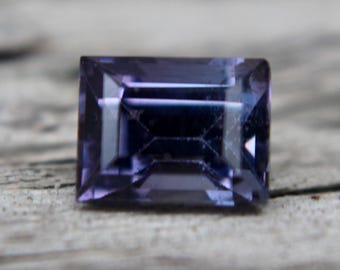 Natural Purple Spinel | Baguette Cut | 1.52 Carat | 6.88x5.33 mm | Loose Spinel | Purple Gemstones | Jewellery | Jewellery Making Projects